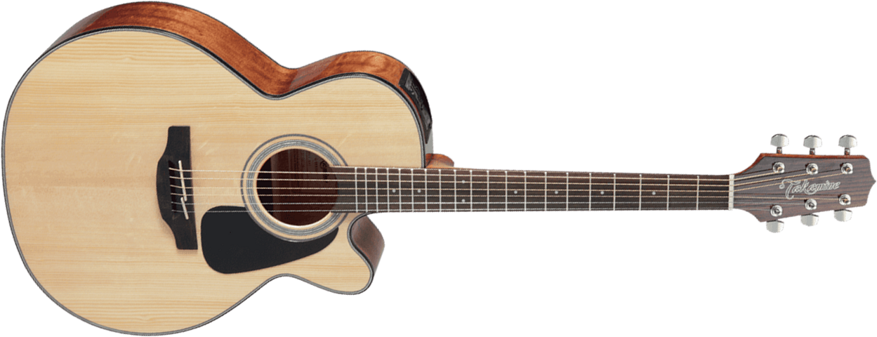 Takamine Gn30ce-nat Nex Mini Jumbo Cw Epicea Acajou - Natural Gloss - Guitare Electro Acoustique - Main picture