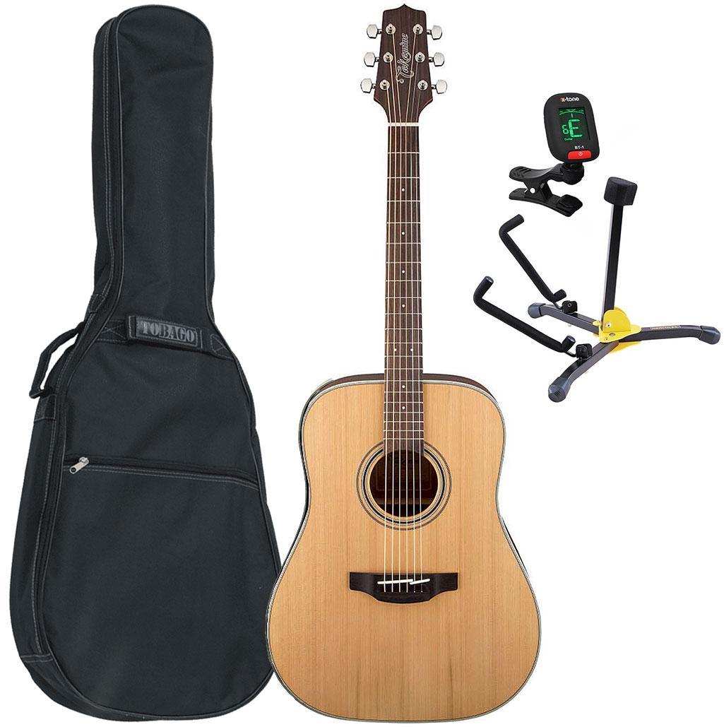Pack guitare acoustique Takamine GD20-NS Pack (+accordeur +housse +stand) - Natural