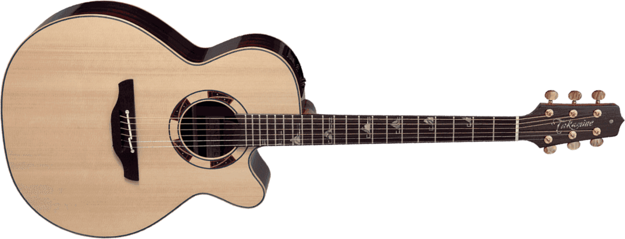 Takamine Tsf48c Legacy Nex Grand Auditorium Cw Epicea Palissandre Ctp-3 - Natural - Guitare Electro Acoustique - Main picture