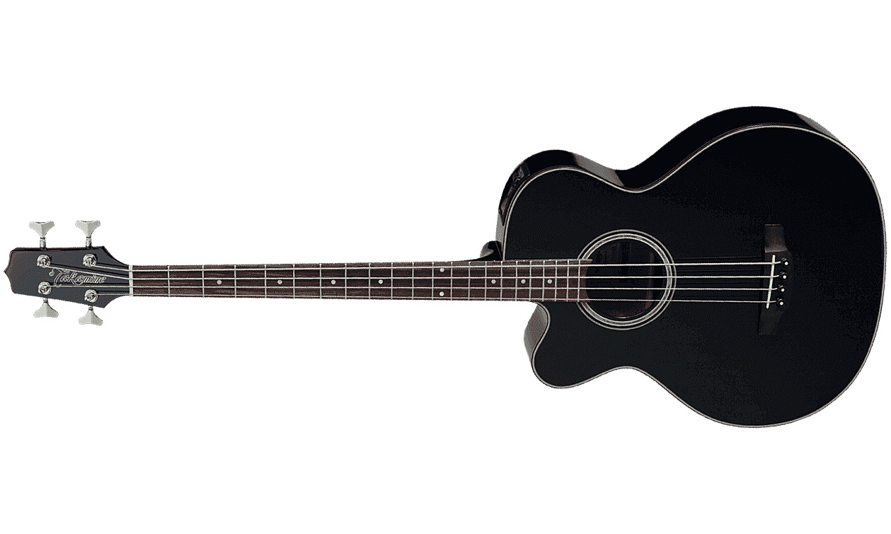 Takamine Gb30celh-blk Cw Gaucher Epicea Acajou 2016 - Black Gloss - Basse Acoustique - Variation 1