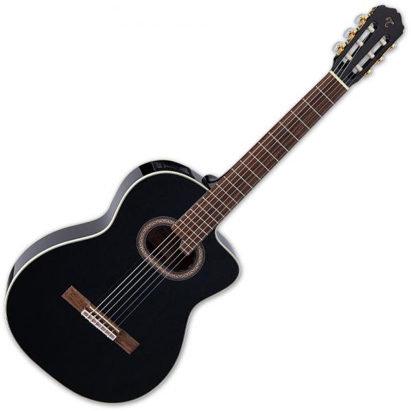 Takamine GC6CE BLK - black Classical guitar 4/4 size