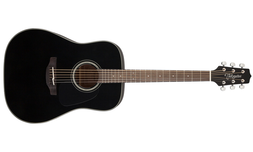 Takamine Gd30-blk Dreadnought Epicea Acajou - Black - Guitare Acoustique - Variation 1