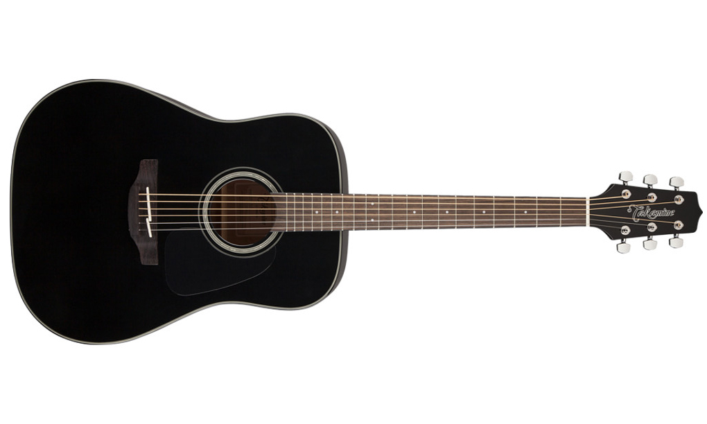 Takamine Gd30-blk Dreadnought Epicea Acajou - Black - Guitare Acoustique - Variation 1