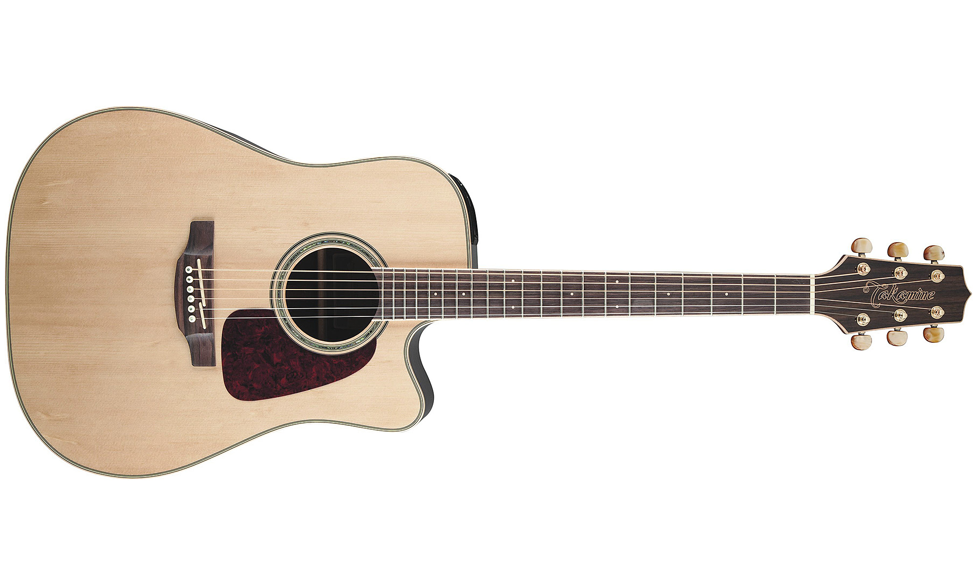 Takamine Gd71ce-nat Dreadnought Cw Epicea Palissandre - Natural Gloss - Guitare Electro Acoustique - Variation 4