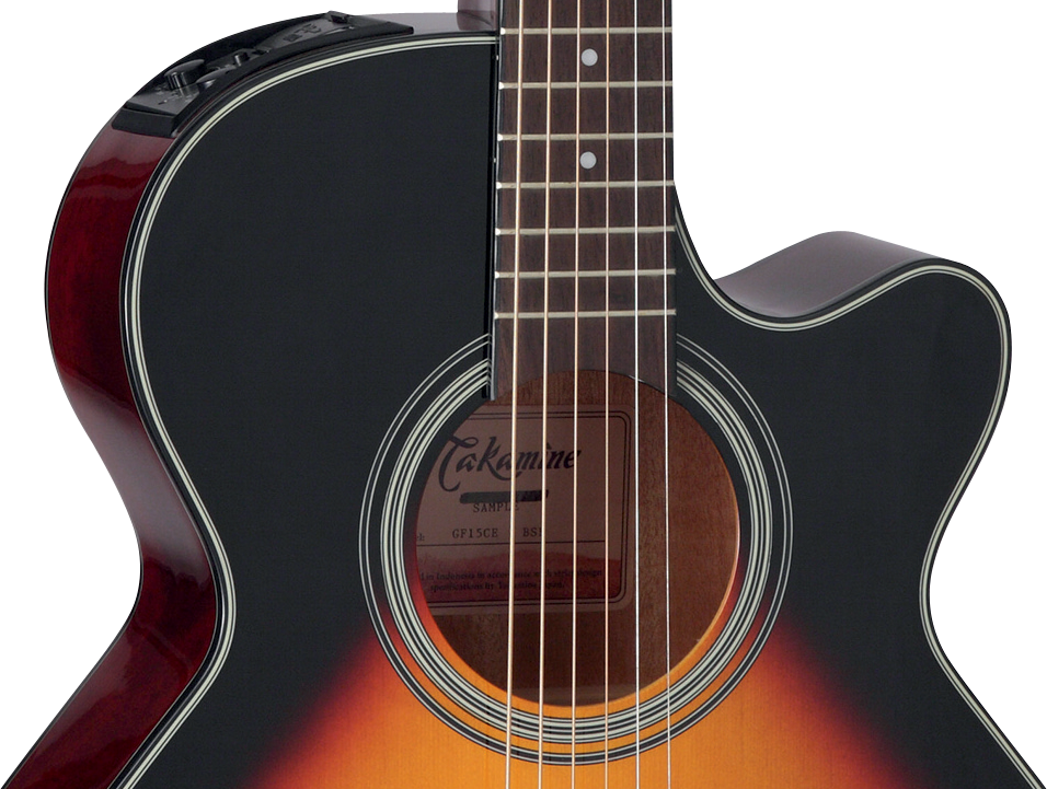 Takamine Gf15ce Bsb Fxc Concert Cw Epicea Acajou Rw Tp-4t - Brown Sunburst Gloss - Guitare Electro Acoustique - Variation 2