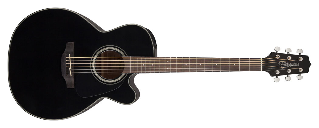 Takamine Gn30ce-blk Auditorium Cw Cw Epicea Acajou Rw - Black Gloss - Guitare Electro Acoustique - Variation 1