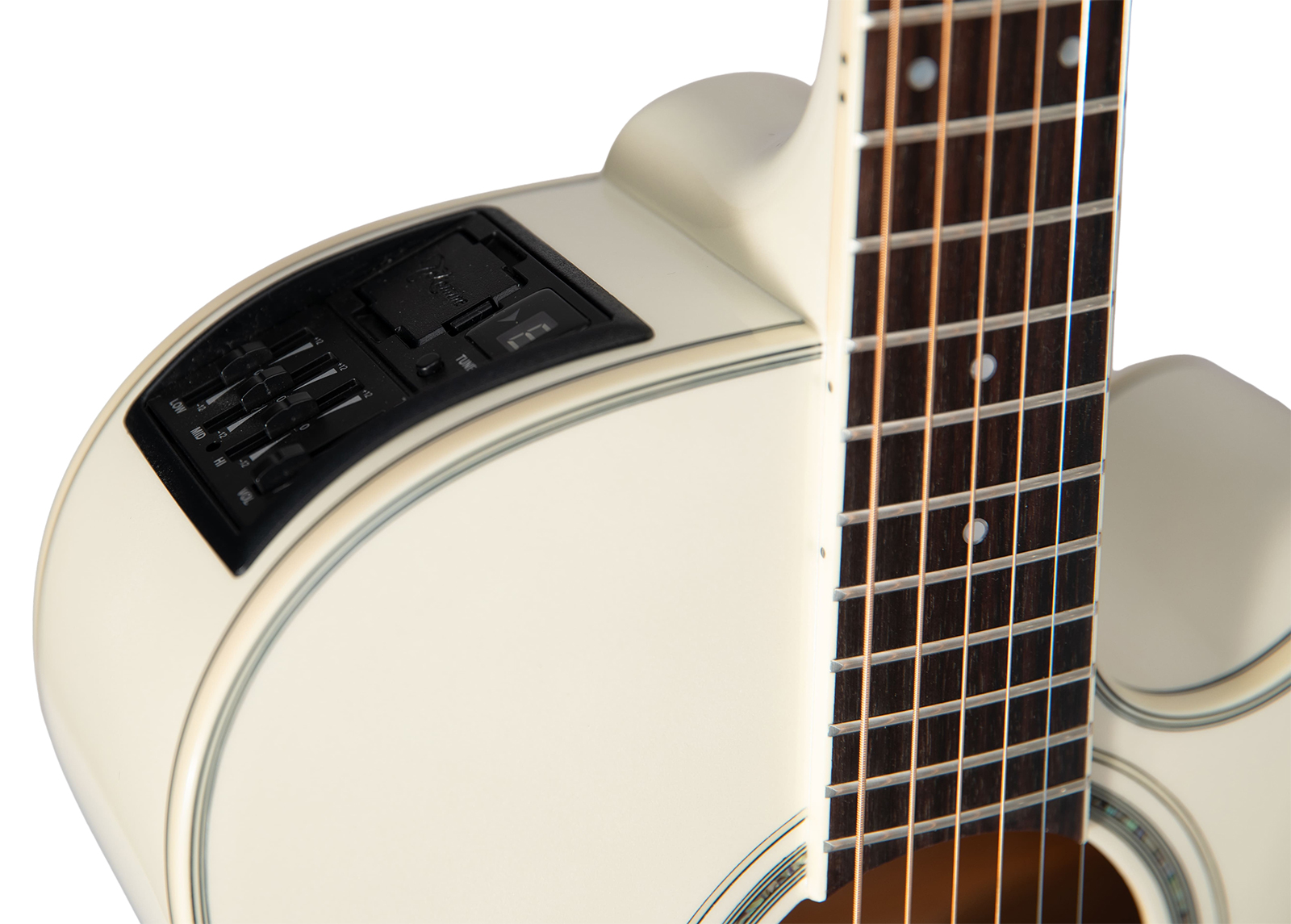 Takamine Gn37ce-pw Nex Grand Auditorium Cw Epicea Acajou Rw - Pearl White - Guitare Folk - Variation 2