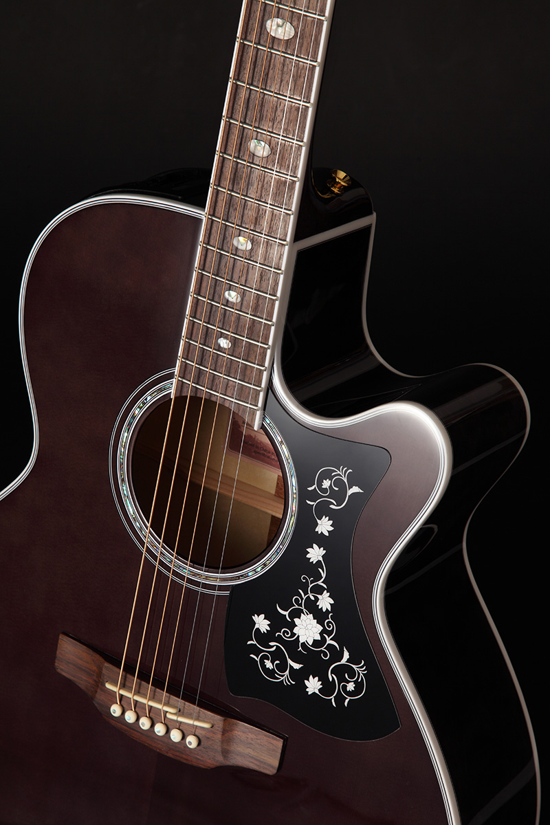 Takamine Gn75ce-tbk Nex Mini-jumbo Cw Epicea Erable - Transparent Black - Guitare Electro Acoustique - Variation 4