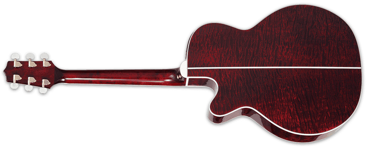 Takamine Gn75ce-wr Nex Mini-jumbo Cw Epicea Erable - Wine Red - Guitare Electro Acoustique - Variation 2