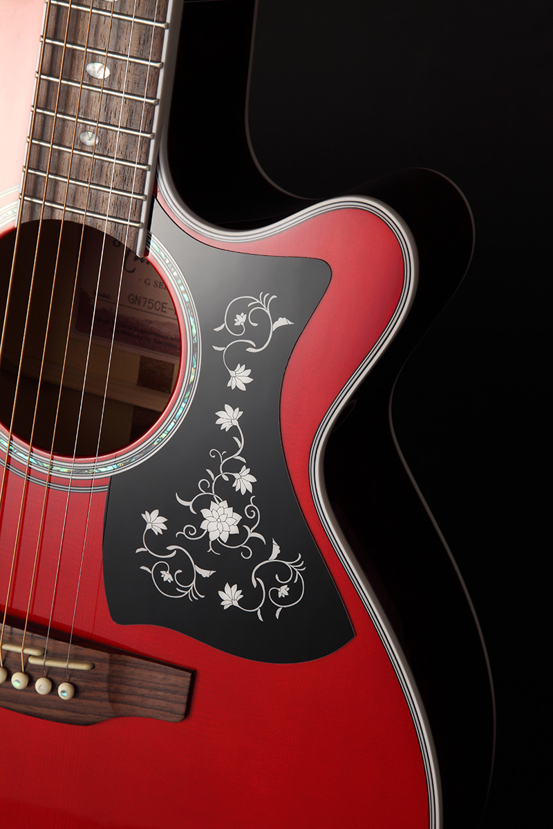 Takamine Gn75ce-wr Nex Mini-jumbo Cw Epicea Erable - Wine Red - Guitare Electro Acoustique - Variation 3