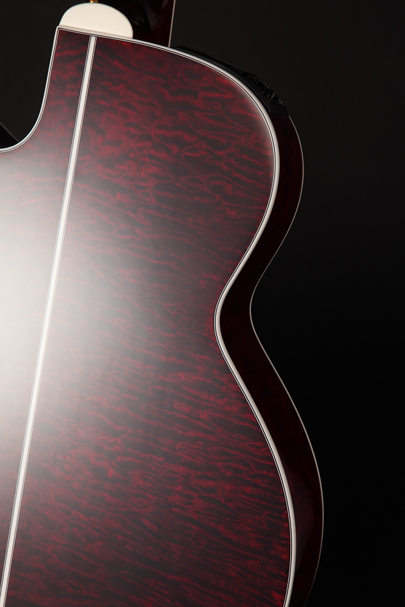 Takamine Gn75ce-wr Nex Mini-jumbo Cw Epicea Erable - Wine Red - Guitare Electro Acoustique - Variation 4
