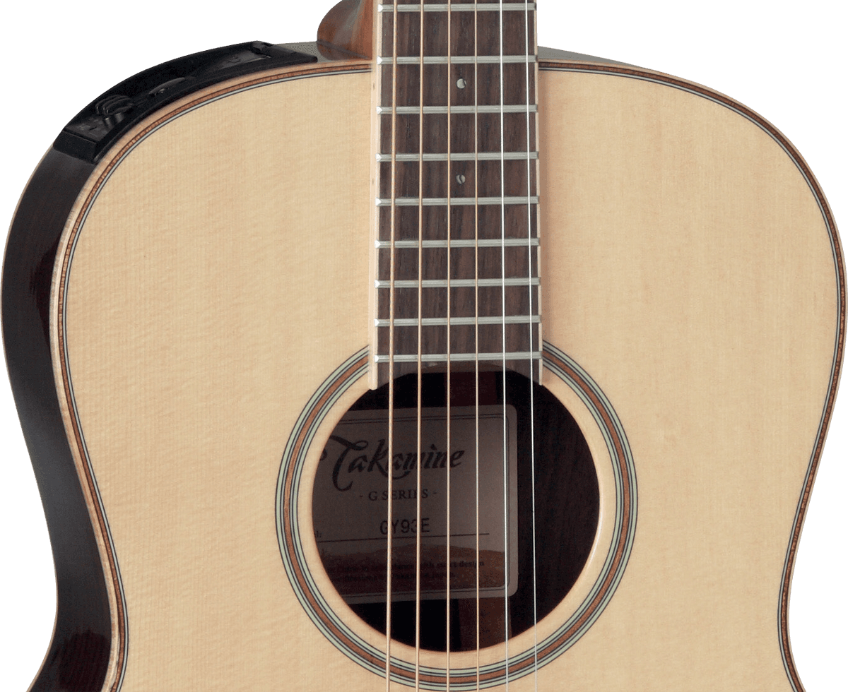 Takamine Gy93e New Yorker Parlor Epicea Palissandre - Natural Gloss - Guitare Electro Acoustique - Variation 3