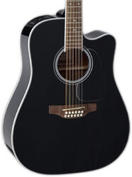 Guitare electro acoustique Takamine GD38CE BLK 12-string - Black