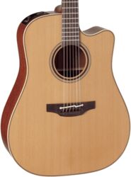 Guitare electro acoustique Takamine P3DC Pro Japan - Naturel satin