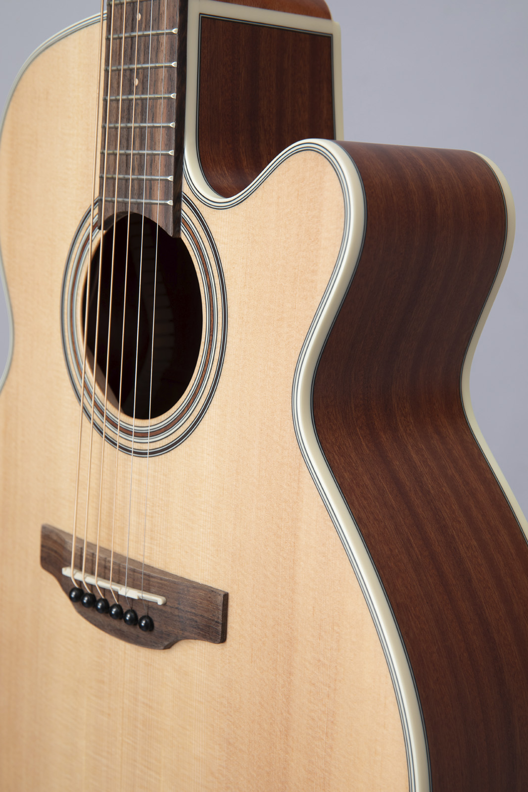 Takamine Nex Gx31ce-ns Epicea Sapele Cw - Natural Satin - Guitare Folk De Voyage - Variation 2