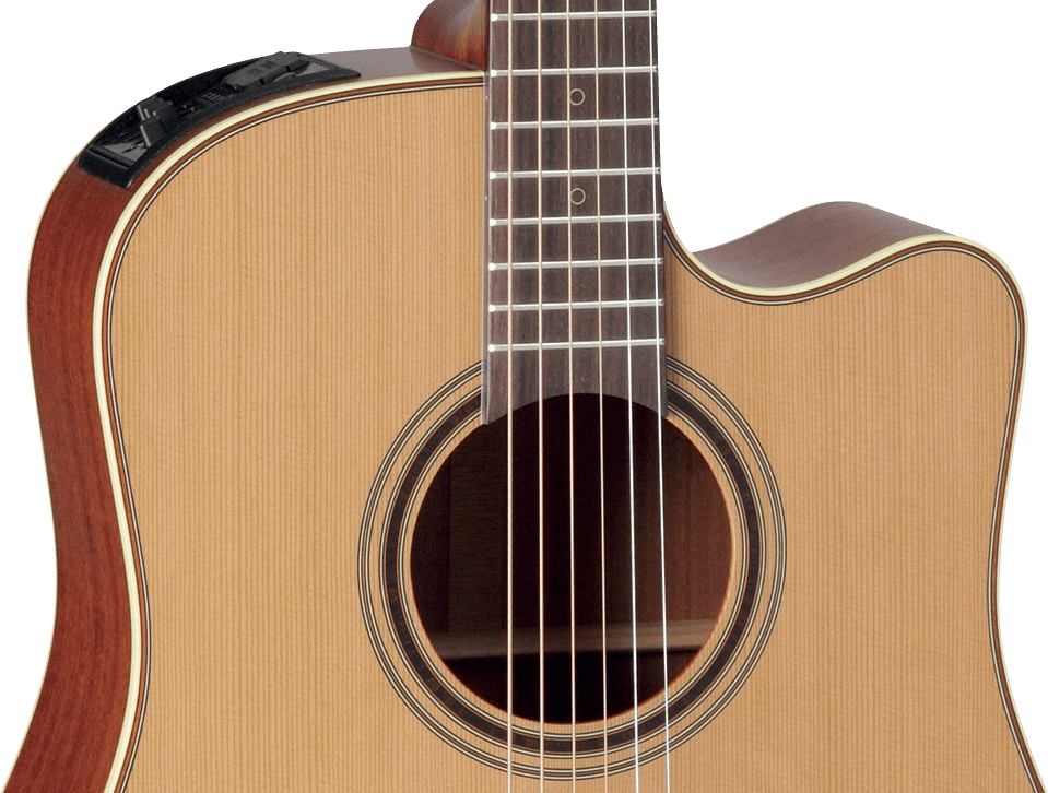 Takamine P3dc Pro Japan Dreadnought Cw Cedre Sapele - Naturel Satin - Guitare Electro Acoustique - Variation 6