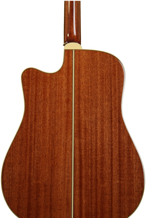 Takamine P4dc Pro Series Japan Dreadnought Cw Epicea Sapele - Natural Gloss - Guitare Electro Acoustique - Variation 3