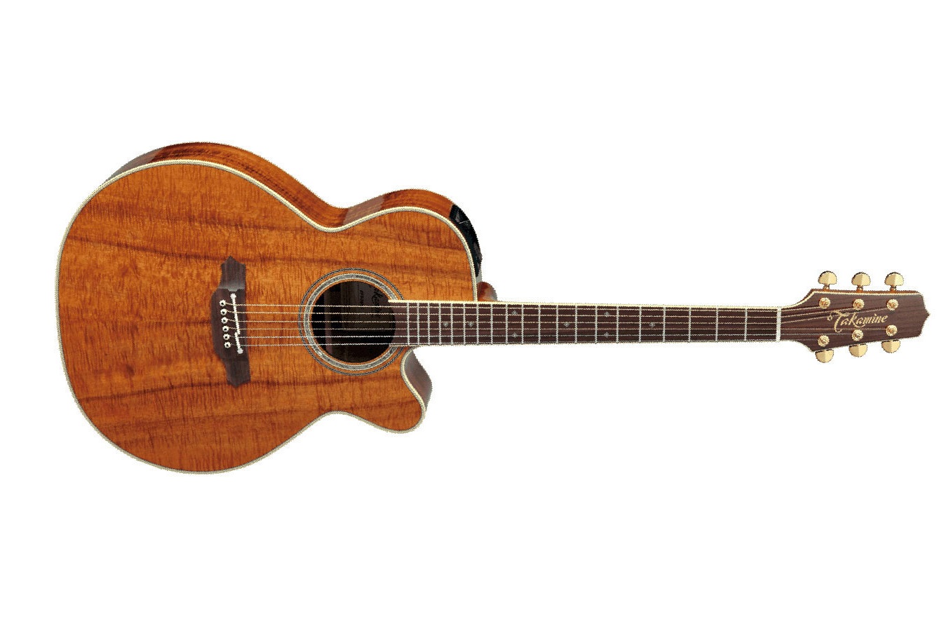 Takamine Ef508kc Legacy Japan Nex Mini Jumbo Cw Tout Koa Ct4b Ii - Natural - Guitare Electro Acoustique - Variation 1