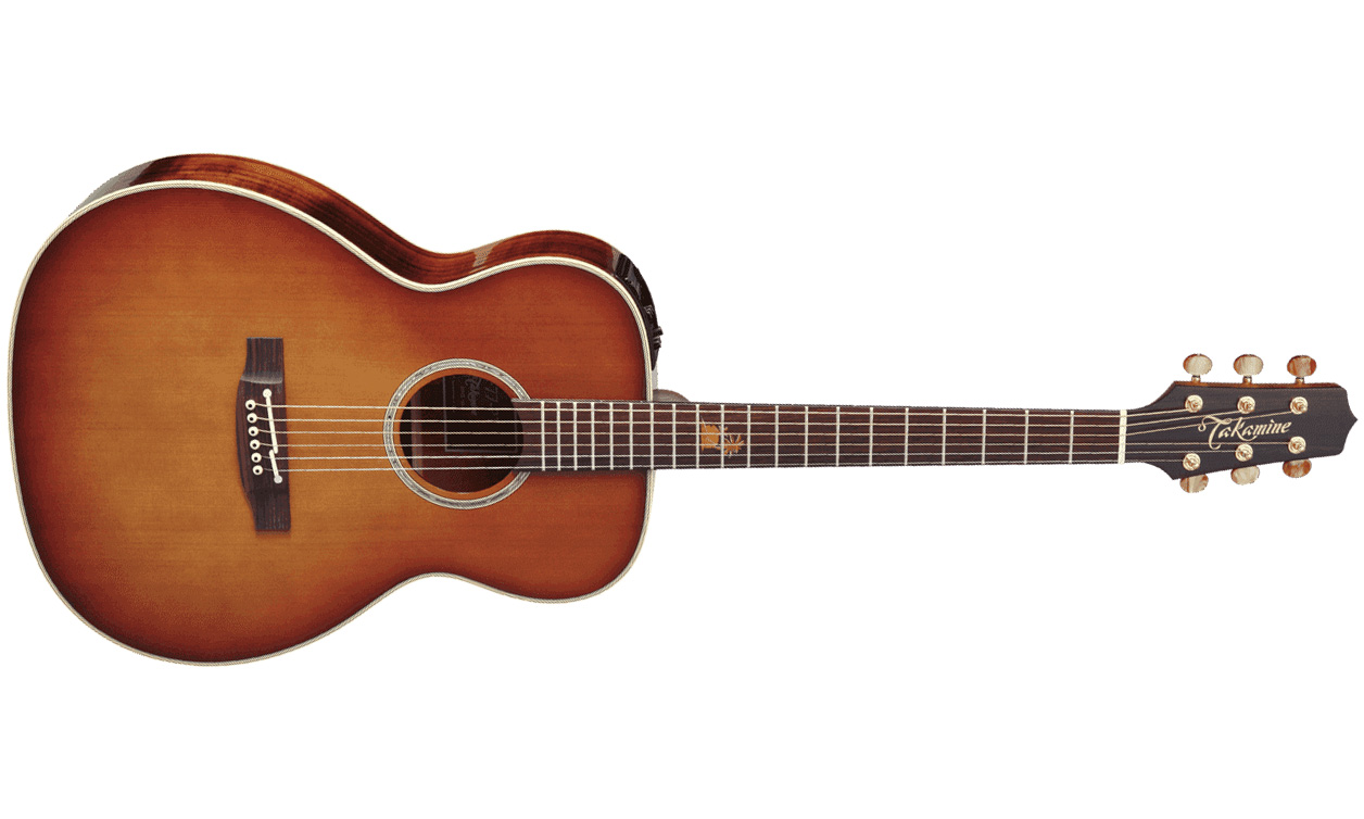 Takamine Tf77-pt Legacy Japan Orchestra Model Cedre Koa Ctp-3 - Sunsetburst - Guitare Electro Acoustique - Variation 5