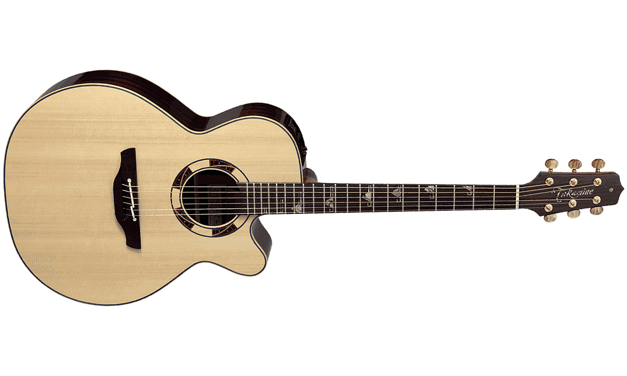 Takamine Tsf48c Legacy Nex Grand Auditorium Cw Epicea Palissandre Ctp-3 - Natural - Guitare Electro Acoustique - Variation 1