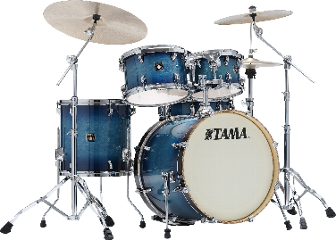 Tama Cl50rs-bab Superstar Classic Maple 20 - Blue Lacquer Burst - Batterie Acoustique Standard - Main picture