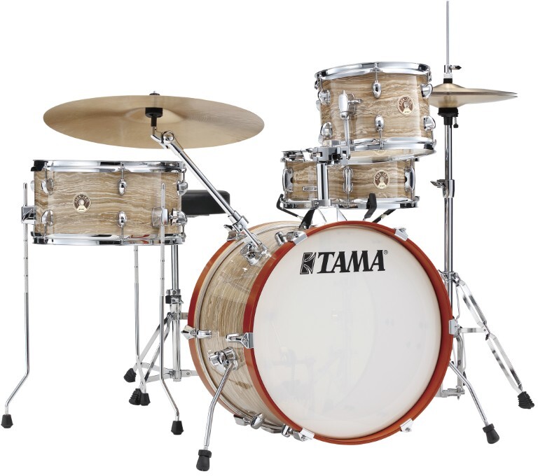 Tama Club-jam - 4 FÛts - Cream Marble Wrap - Batterie Acoustique Jazz - Main picture