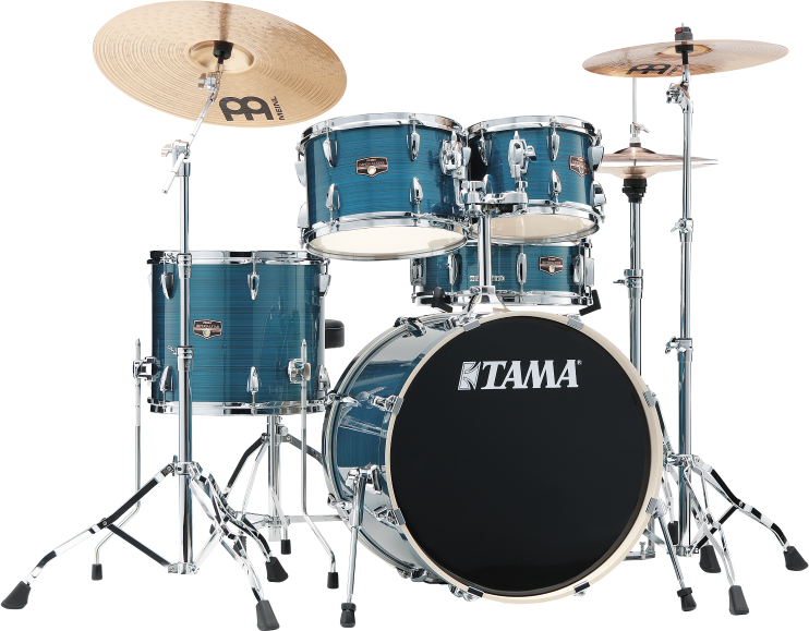 Tama Imperialstar 20'' - 5 FÛts - Hairline Blue - Batterie Acoustique Fusion - Main picture
