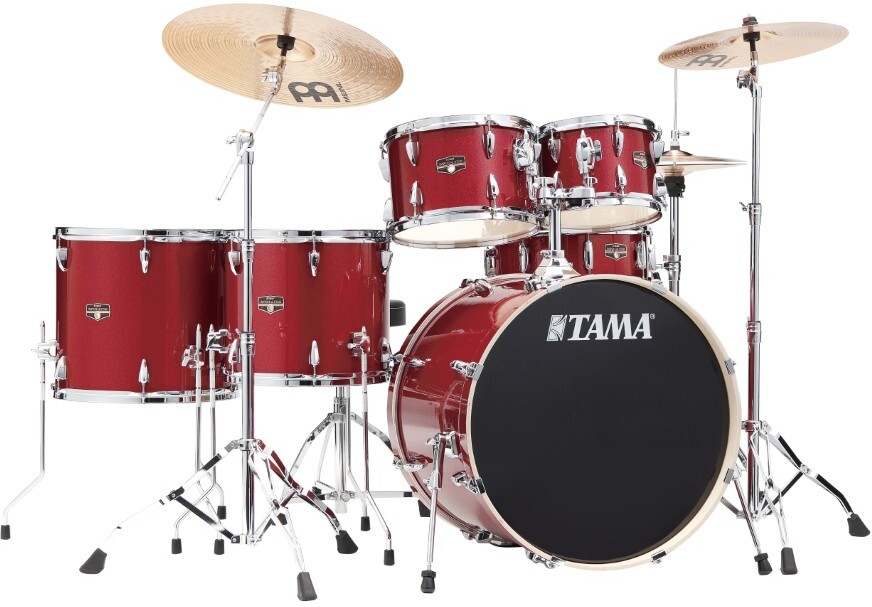 Tama Imperialstar 22'' - 6 FÛts Et + - Burnt Red Mist - Batterie Acoustique Rock - Main picture