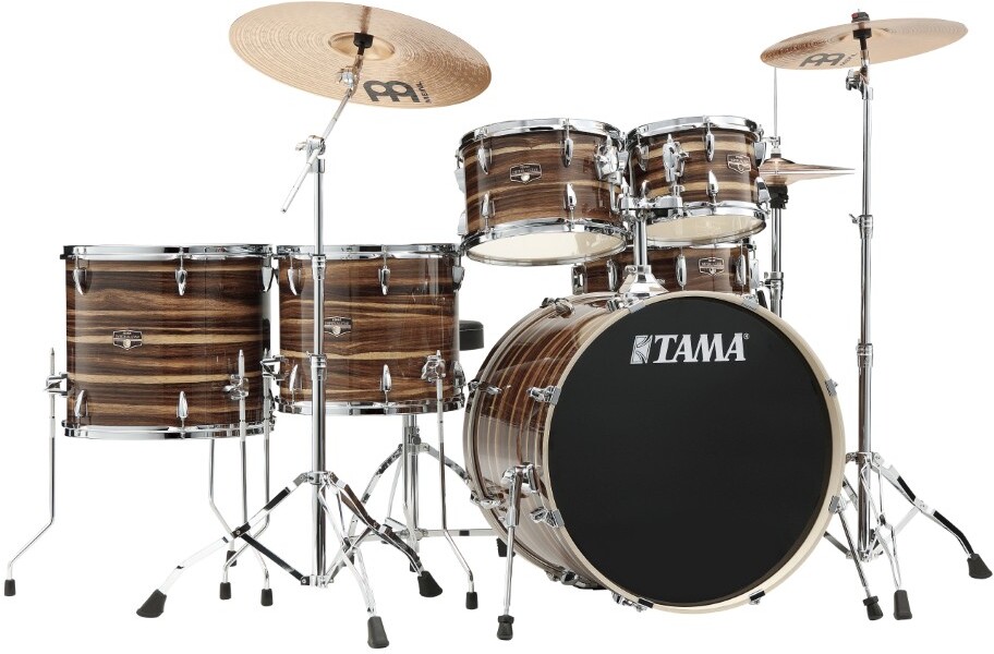 Tama Imperialstar 22'' - 6 FÛts Et + - Coffee Teak Wrap - Batterie Acoustique Rock - Main picture