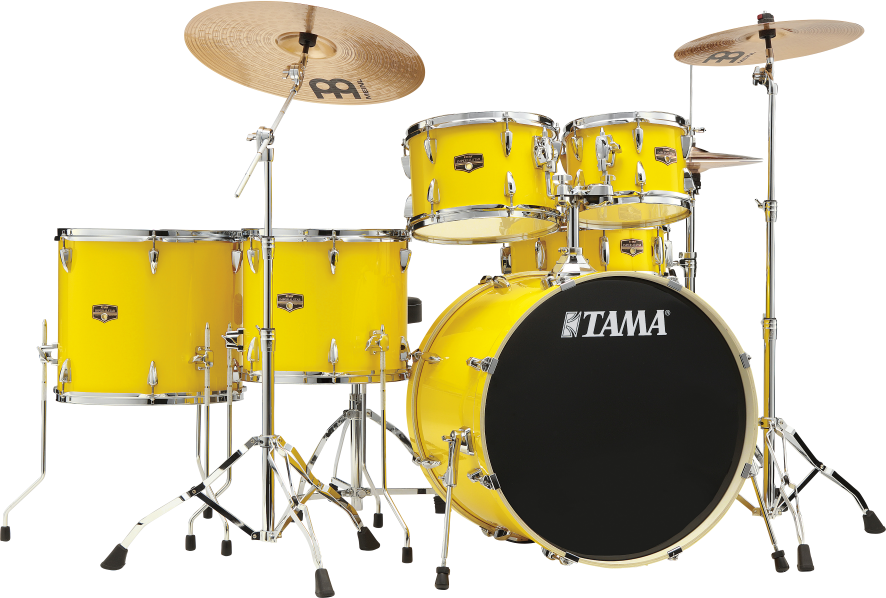 Tama Imperialstar 22'' - 6 FÛts Et + - Electric Yellow - Batterie Acoustique Rock - Main picture