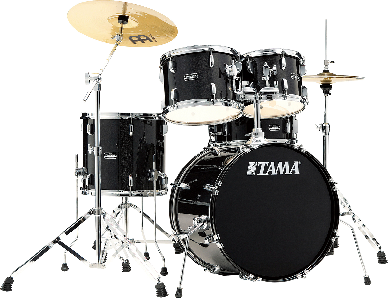 Tama Stagestar St50h5 20 Poplar Kit - Black Night Sparkle - Batterie Acoustique Stage - Main picture