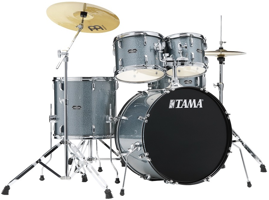 Tama Stagestar St52h5 22 Poplar Kit - Sea Blue Mist - Batterie Acoustique Stage - Main picture