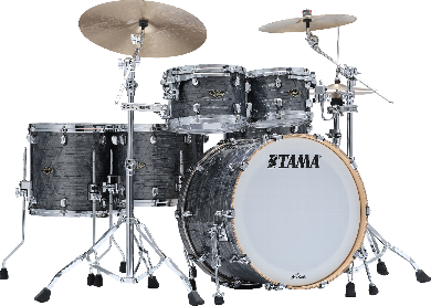 Tama Starclassic Kit 4 Futs Walnut Birch - Charcoal Onyx - Batterie Acoustique Fusion - Main picture