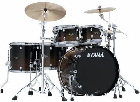 Tama Starclassic Kit 5 Futs Walnut Birch - Transparent Mocha Fade - Batterie Acoustique Fusion - Main picture