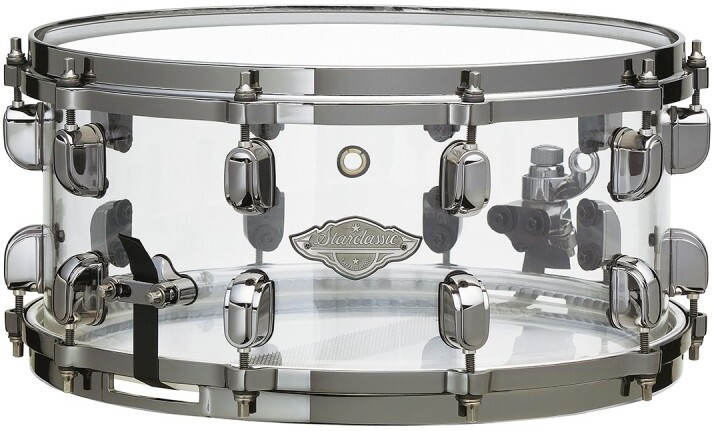 Tama Starclassic Mirage 6.5x14 Snare Drum - Crystal Ice - Caisse Claire - Main picture