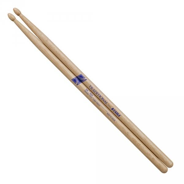 Tiger Baguettes De Batterie 5A - Hickory Avec Pointe Nylon - 40,5cm - Pour Débutants Et Confirmés