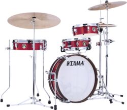 Batterie acoustique standard Tama TAM CLUB-JAM PANCAKE 4PC SHELL KIT - Burnt Red Mist