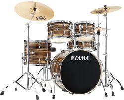 Batterie acoustique standard Tama Imperialstar 20'' - 5 futs - Coffee teak wrap