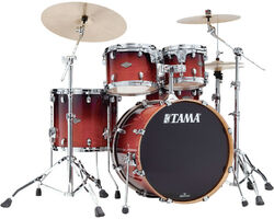 Batterie acoustique rock Tama Starclassic Performer - Dark cherry fade