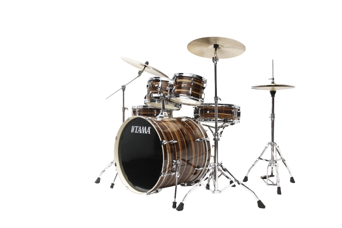 Tama Imperialstar 22'' - 6 FÛts Et + - Coffee Teak Wrap - Batterie Acoustique Rock - Variation 2