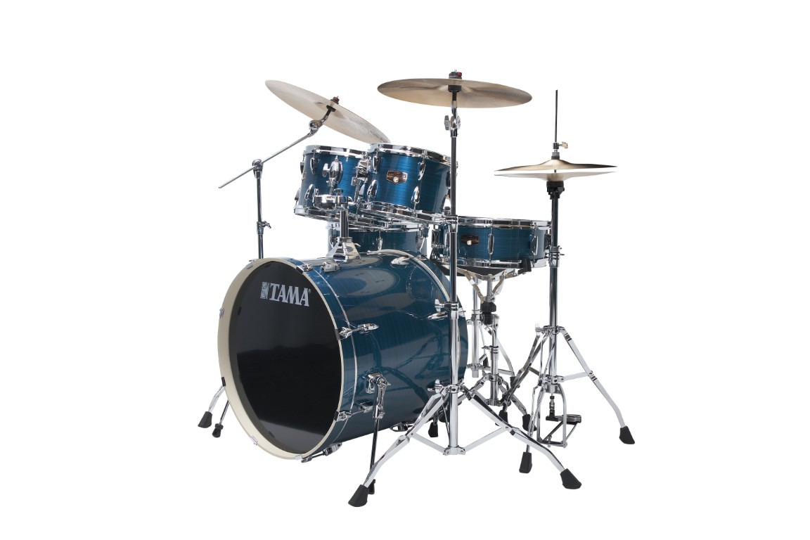 Tama Imperialstar 22'' - 6 FÛts Et + - Hairline Blue - Batterie Acoustique Rock - Variation 6
