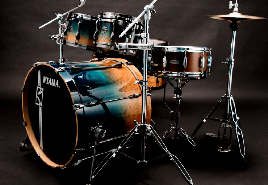 Tama Superstar Hyper-drive Limited Edition Ml52hlzbsg-fof - 5 FÛts - Figured Ocean Fade - Batterie Acoustique Standard - Variation 1