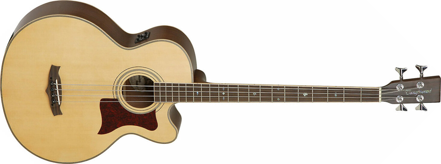 Tanglewood Tw155a Bass Premier Super Jumbo Cw - Natural Satin - Basse Acoustique - Main picture