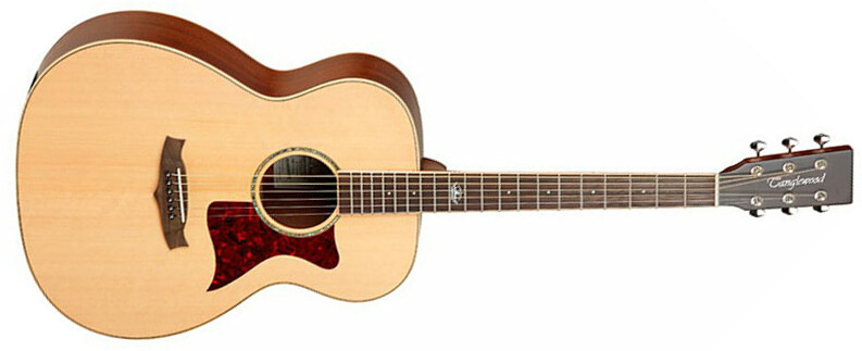Tanglewood Tw170 Ss Premier Om Epicea Acajou - Natural Satin - Guitare Acoustique - Main picture
