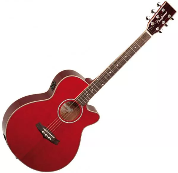 Guitare electro acoustique Tanglewood TSF CE R Evolution IV - Red