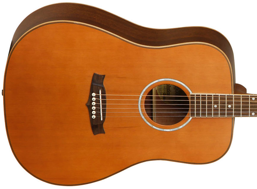 Tanglewood Tw28 Csn Evolution Dreadnought Cedre Acajou - Natural - Guitare Acoustique - Variation 2