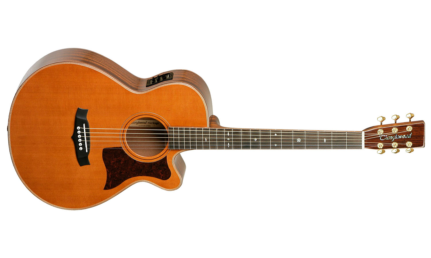 Tanglewood Tw45h E Heritage Super Folk 000 Cw Cedre Acajou - Guitare Acoustique - Variation 1