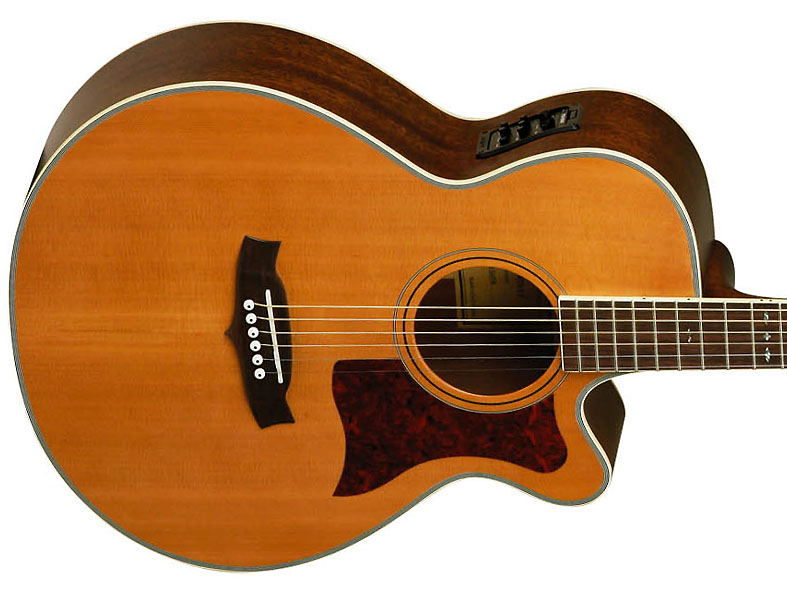 Guitare folk electro acoustique Tanglewood TW2TE, avec housse et