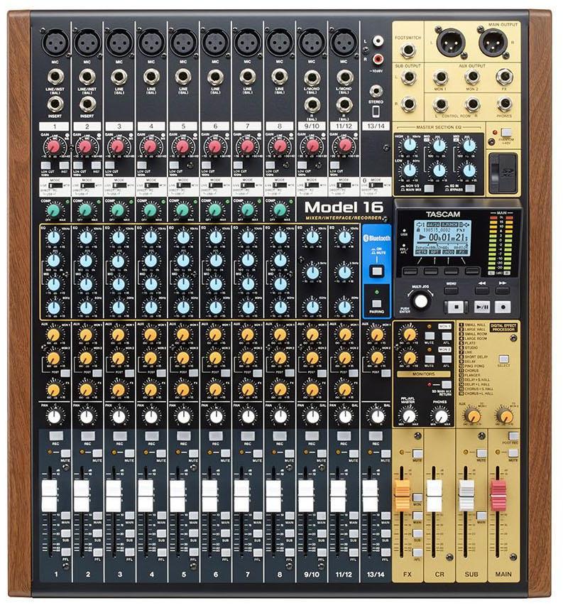 Table de mixage analogique Tascam MODEL 16