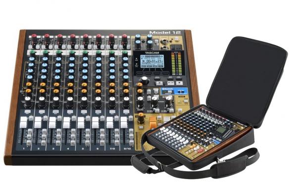 Table de mixage analogique Tascam MODEL 12 + Housse CS-MODEL12